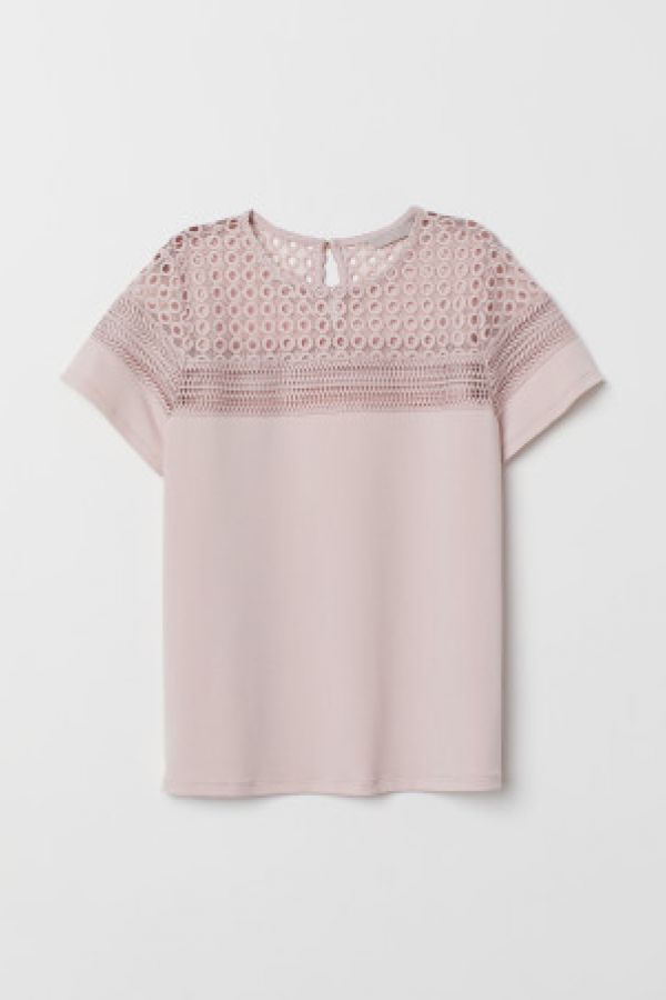  Bluza cu dantela