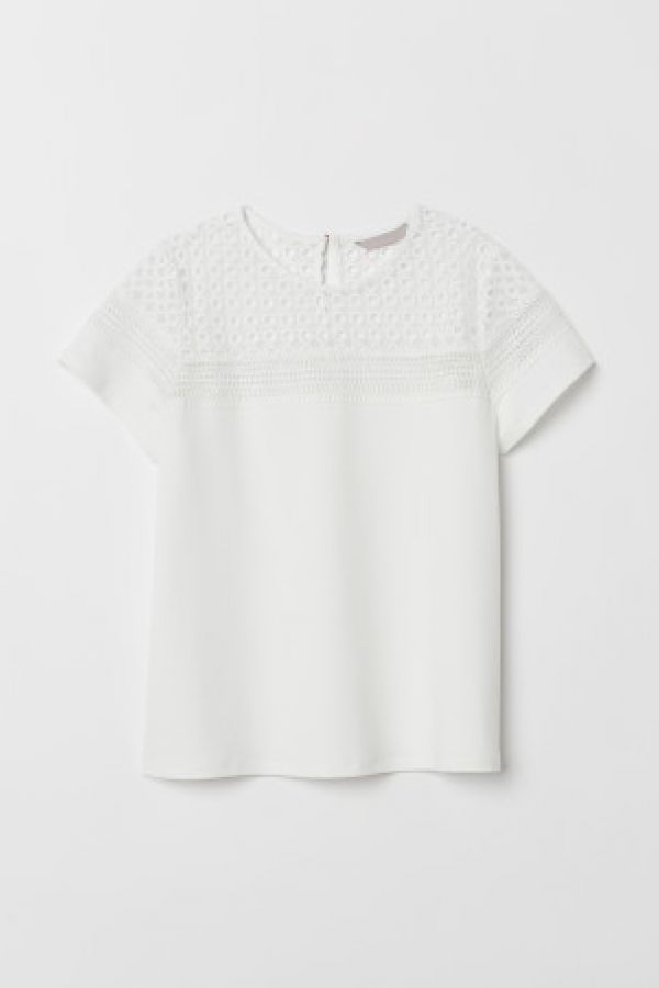  Bluza cu dantela