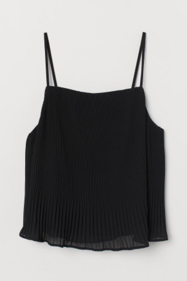  Top de sifon plisat