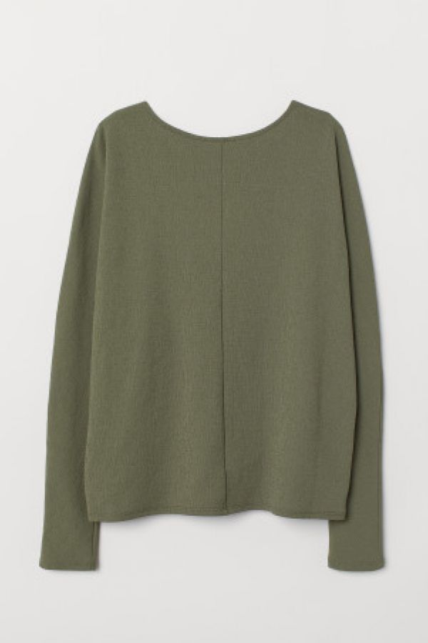  Bluza cu decolteu la spate