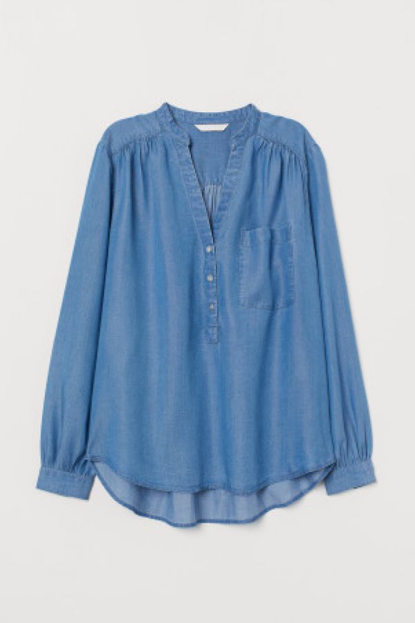 Bluza cu decolteu in V