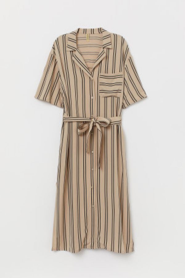  Rochie-camasa cu dungi