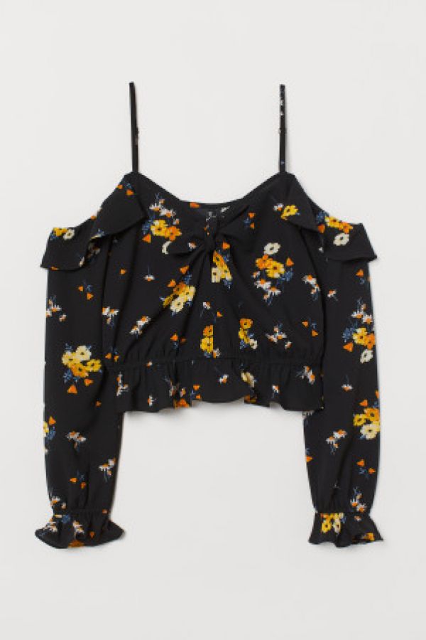  Bluza cu umerii goi