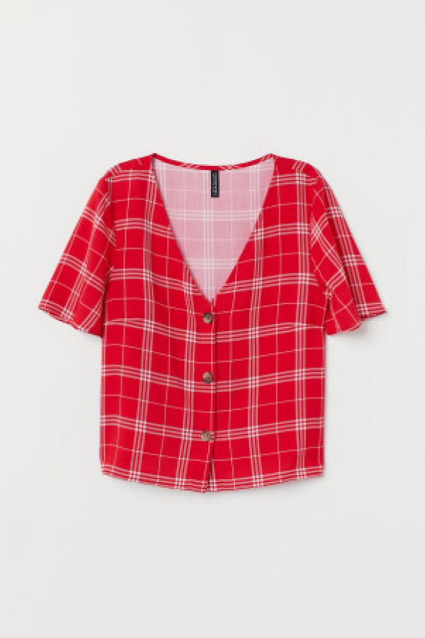  Bluza cu decolteu in V