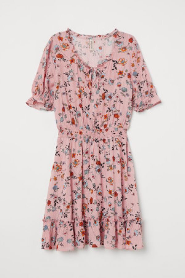  Rochie stralucitoare cu volane