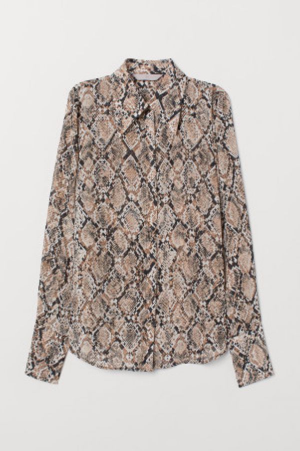  Bluza de sifon cu motive