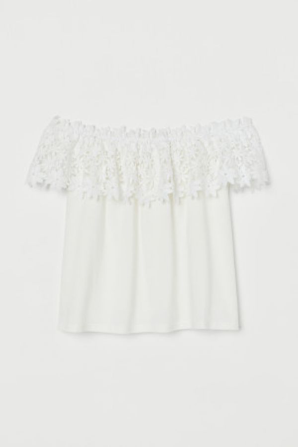  Bluza cu umerii goi