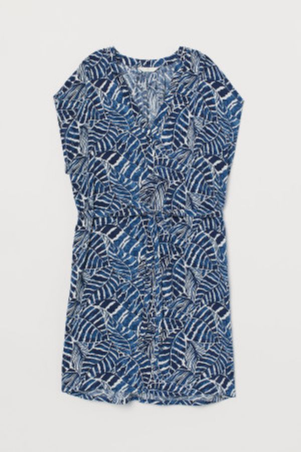  Rochie in V cu cordon