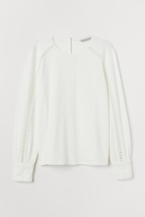 Bluza cu dantela