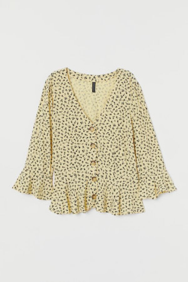  Bluza in V cu nasturi