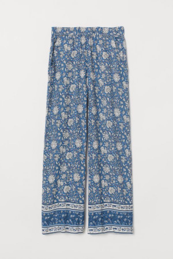  Pantaloni largi cu elastic