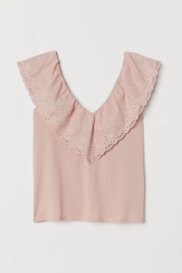  Bluza cu broderie englezeasca