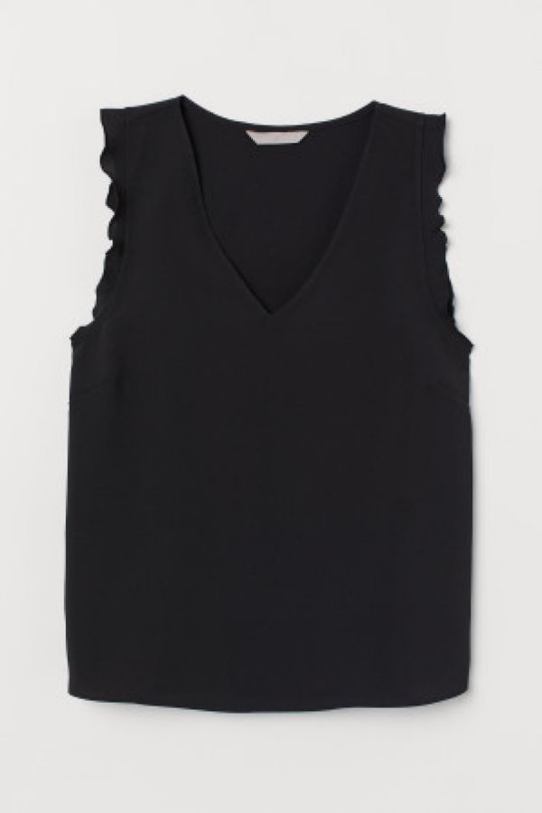  Bluza cu volane la maneci
