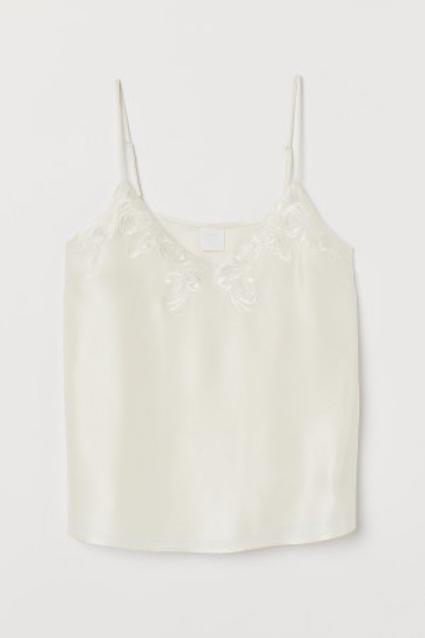  Top de viscoza cu broderie