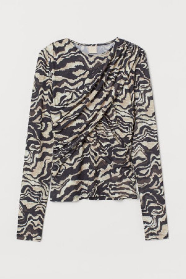  Bluza drapata