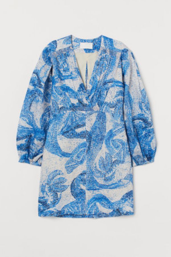  Rochie de in cu motiv mozaic