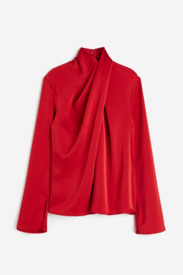  Bluza drapata