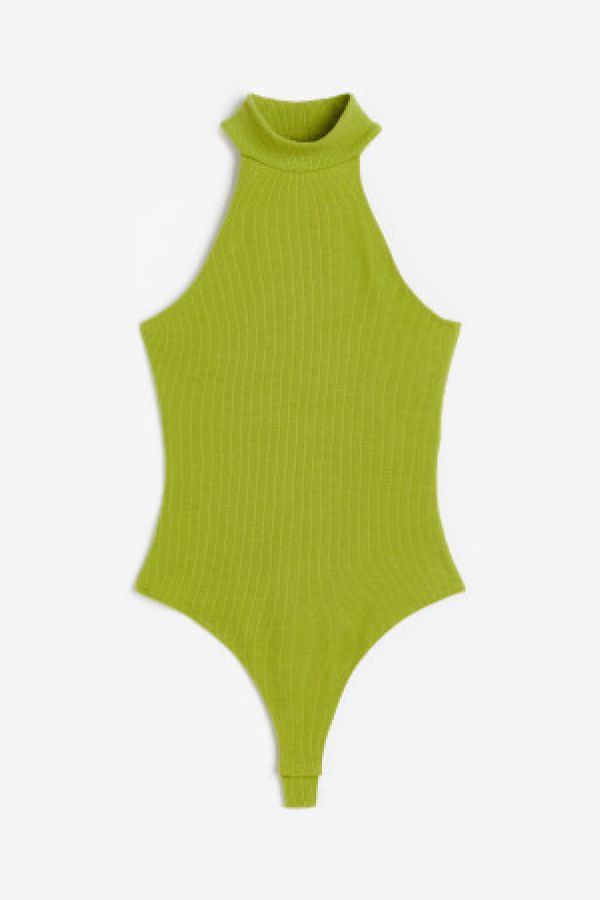  Body tanga cu bretea la gat