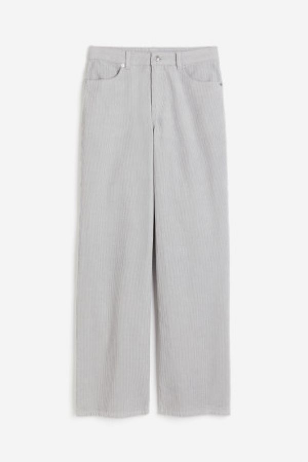  Pantaloni de catifea reiata