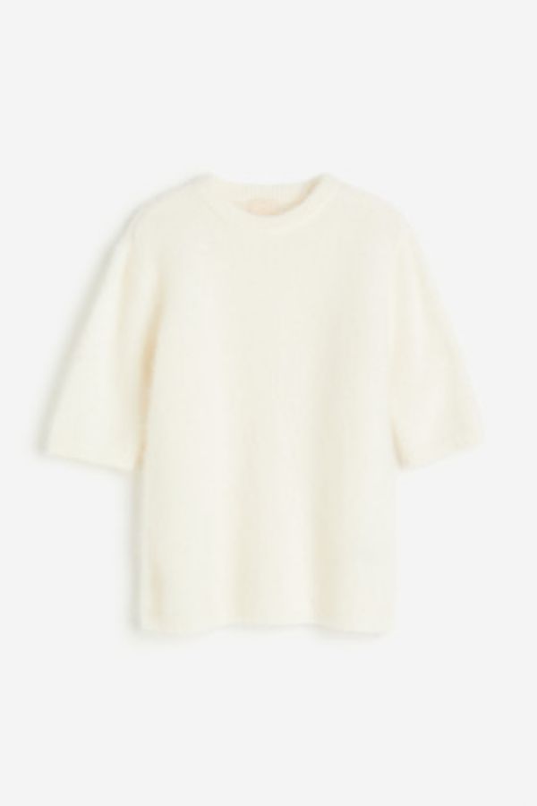  Bluza tricotata din amestec de mohair