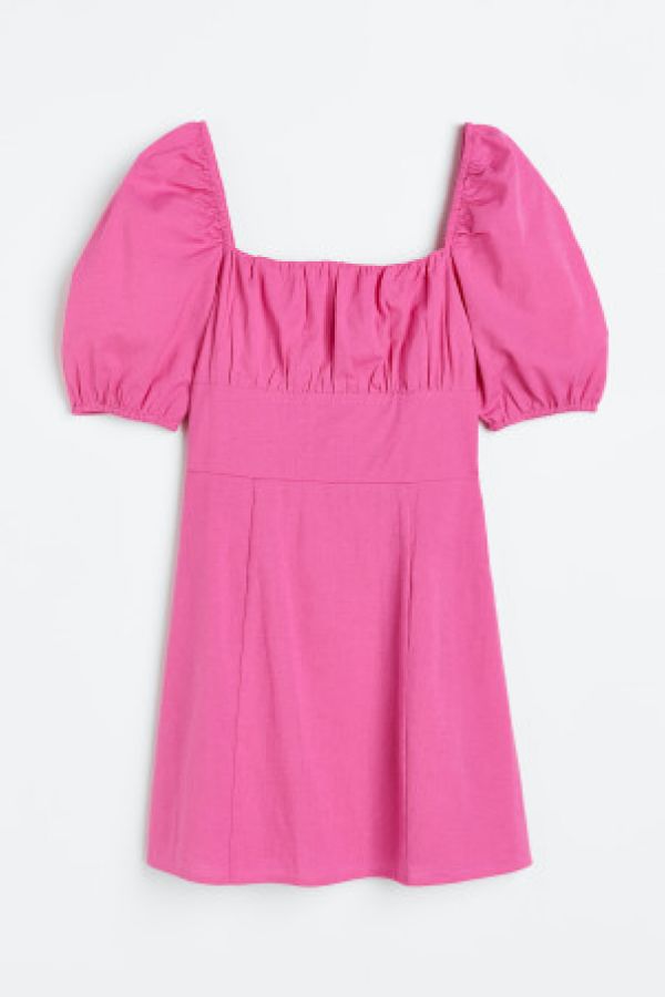  Rochie cu maneci bufante