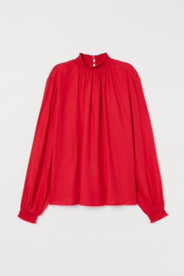  Bluza cu guler ridicat