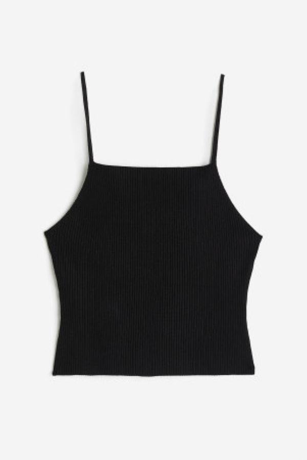  Top tricotat reiat cu bretele