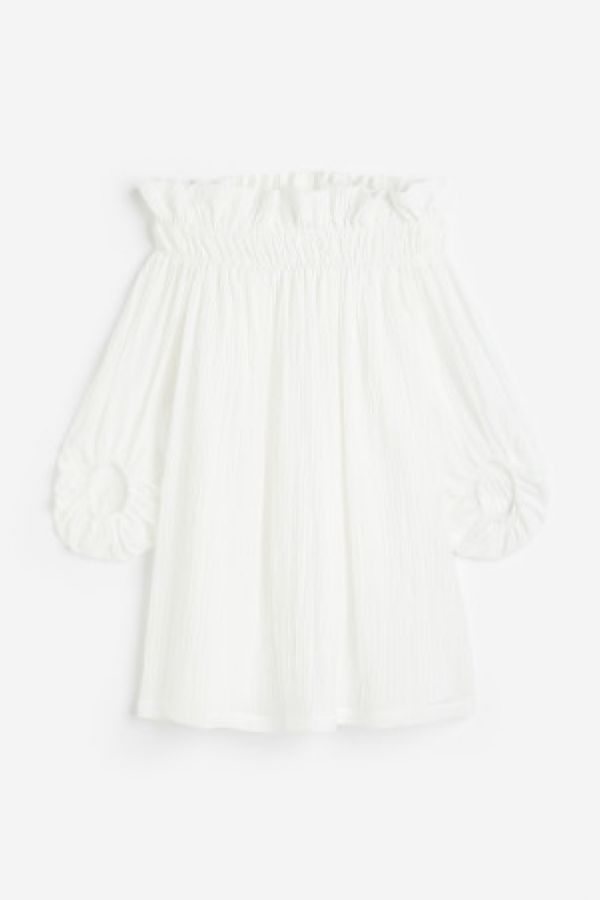  Rochie supradimensionata cu umerii goi