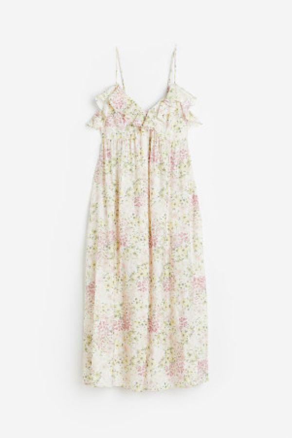  Rochie cu guler in V si fara maneci