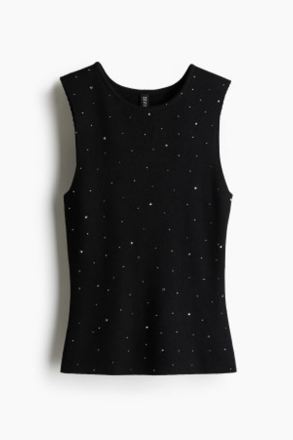  Top ornat cu strasuri