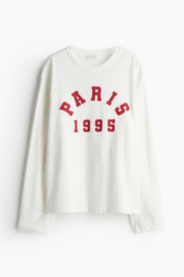  Bluza din jerseu cu maneci lungi