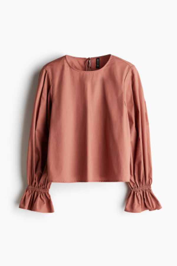  Bluza de bumbac cu snururi