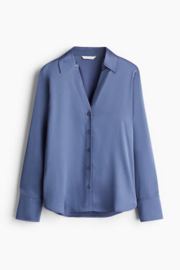  Bluza cu decolteu in V