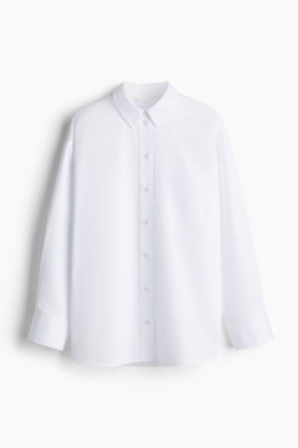  Camasa din bumbac Loose Fit