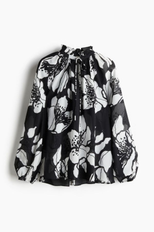  Bluza de sifon creponat