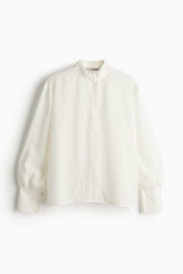  Bluza transparenta cu pense