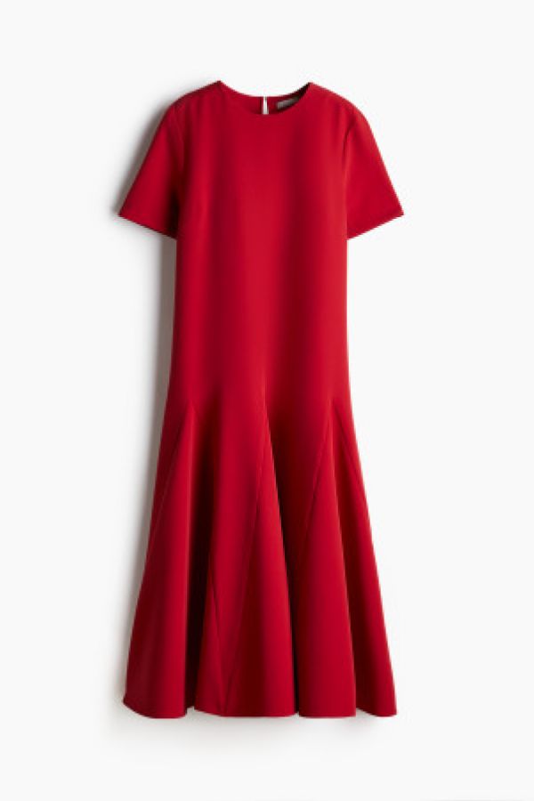  Rochie de twill cu fusta evazata
