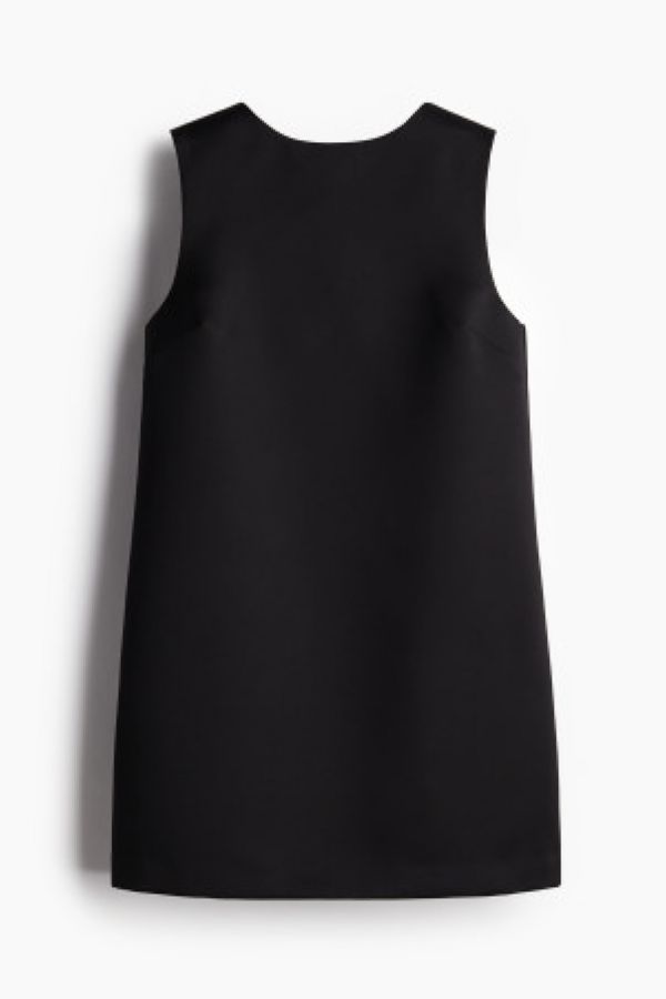  Rochie fara maneci cu funda