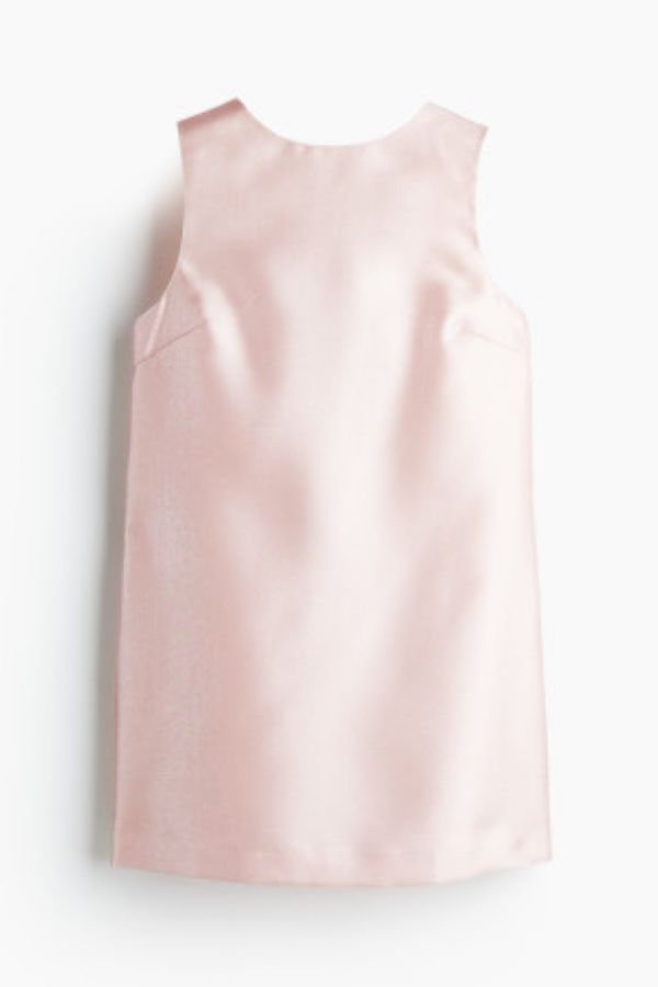  Rochie fara maneci cu funda