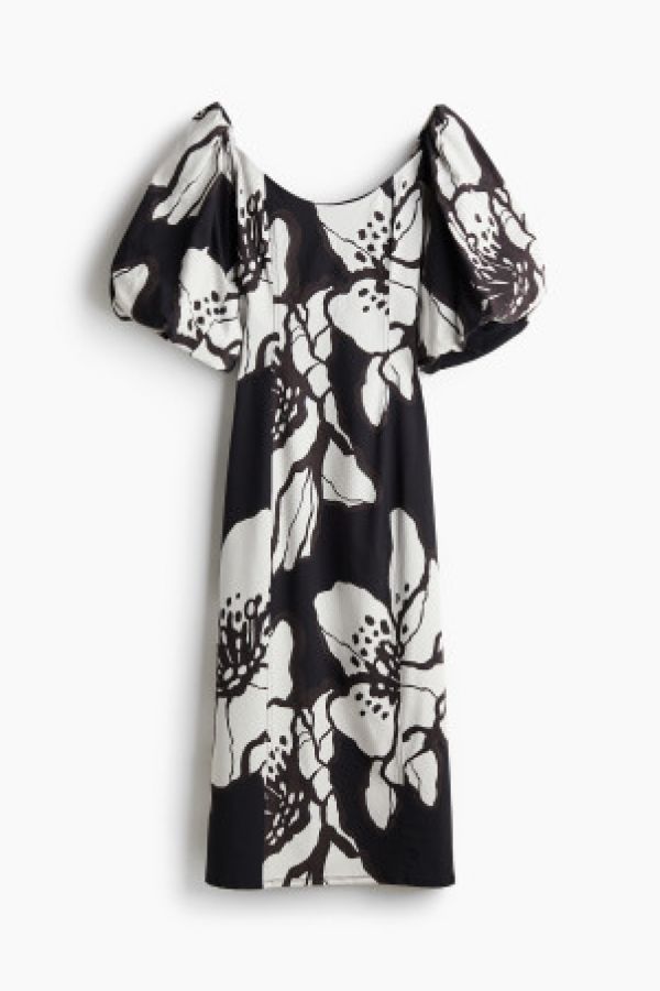  Rochie cu maneci bufante