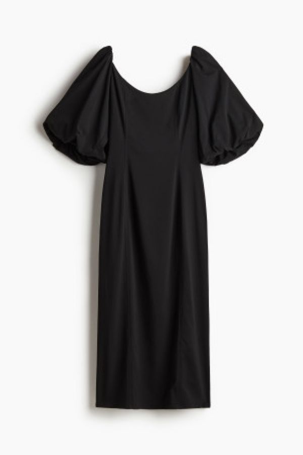  Rochie cu maneci bufante