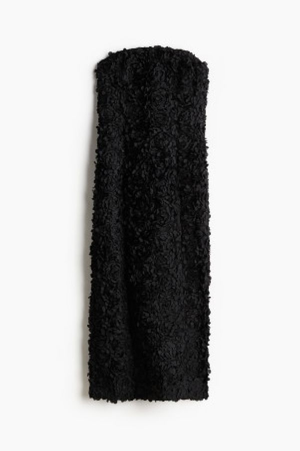  Rochie tip bustiera cu aplicatii