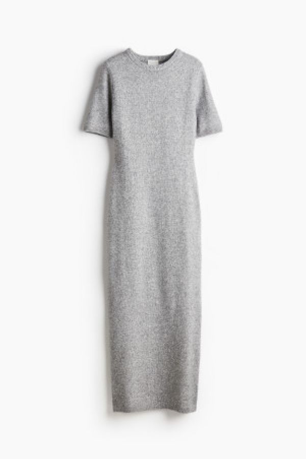  Rochie lunga tricotata
