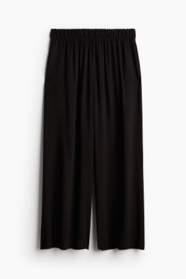  Pantaloni cropped cu elastic