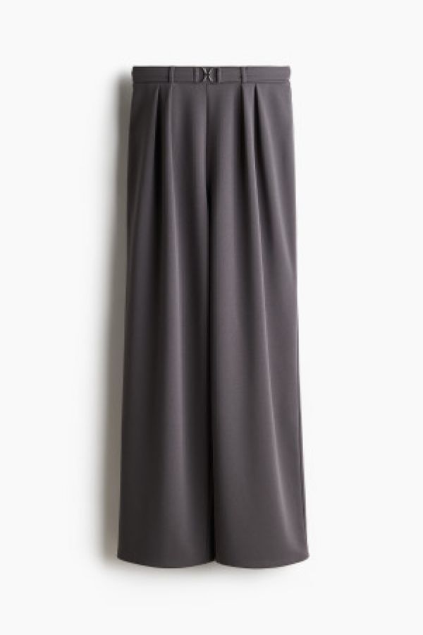  Pantaloni eleganti cu catarama