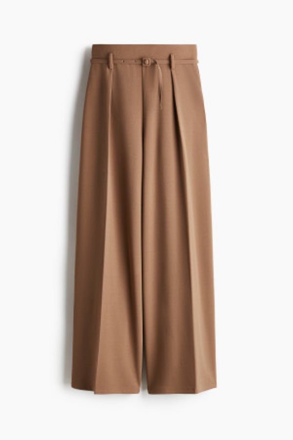  Pantaloni largi cu cordon