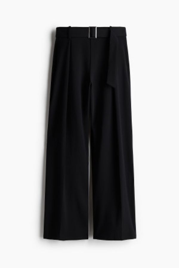  Pantaloni largi cu cordon