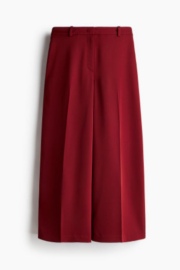 Pantaloni largi din twill