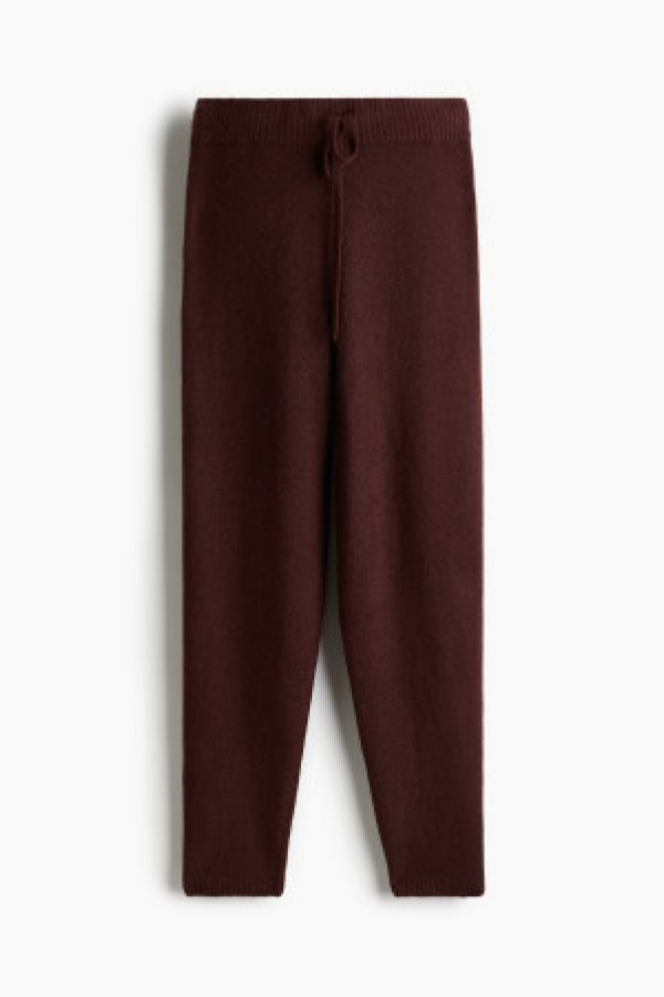  Pantaloni tip jogging tricotati fin