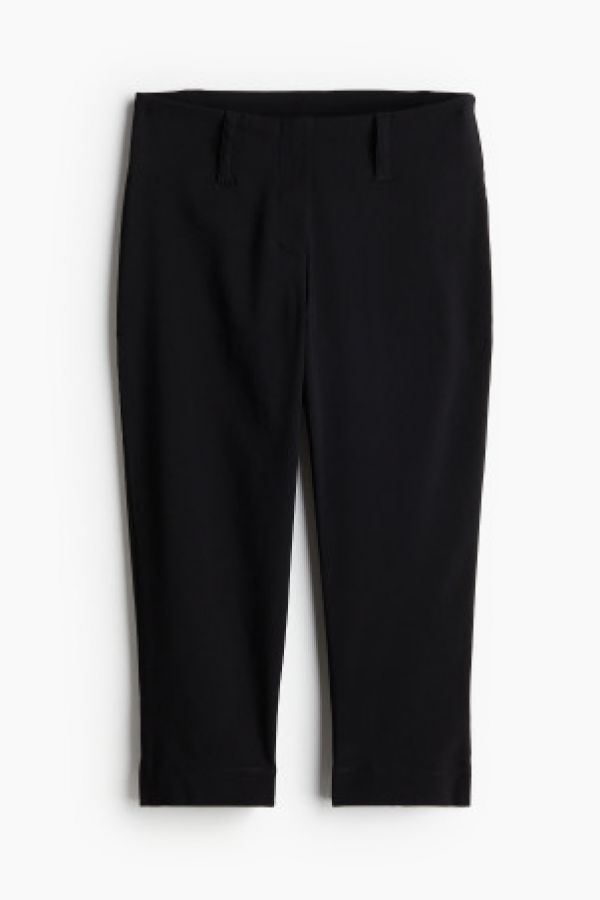  Pantaloni capri cu fente la tiv